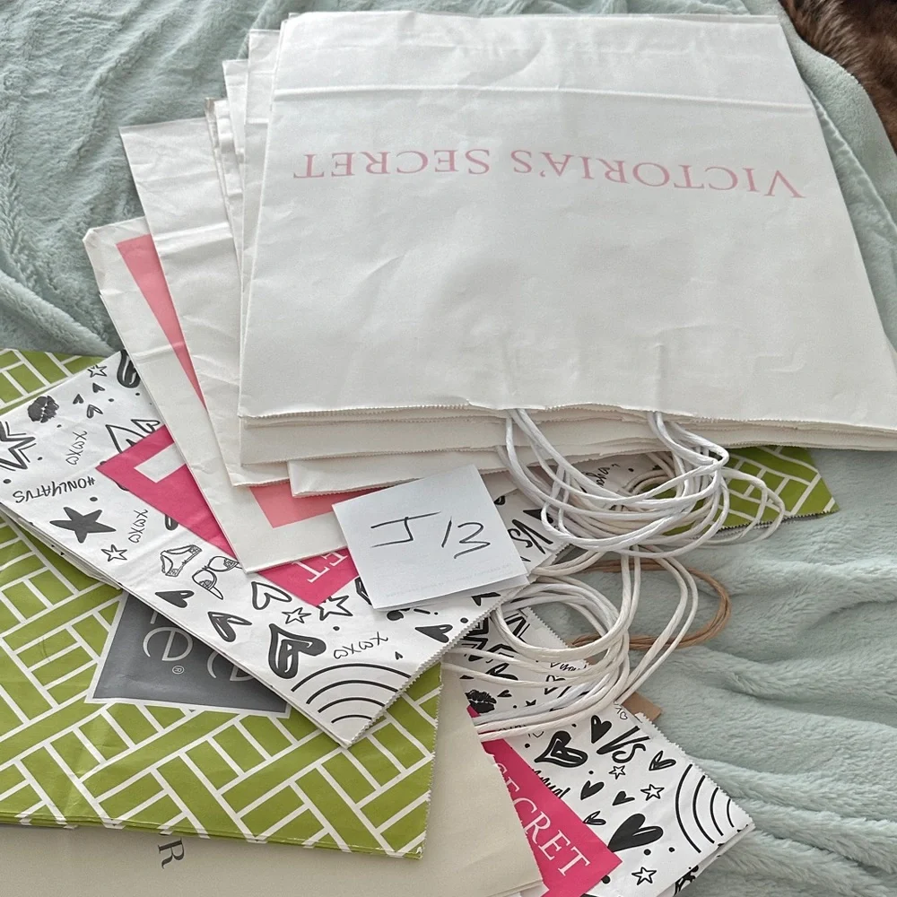15 Empty Paper Gift Bags
